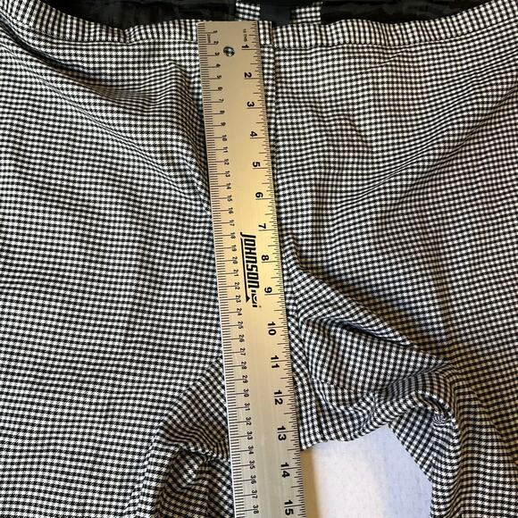 Lane Bryant Women Pants size 22 Regular US Black & White Straight Leg Mid Rise - Picture 5 of 9